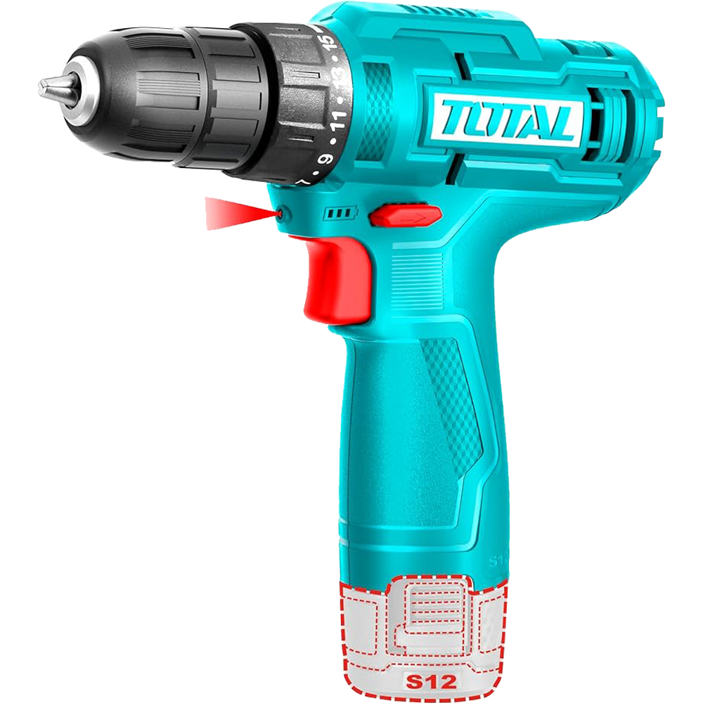 TOTAL - TDLI12428 - Perceuse 12V - 20Nm Ø10mm