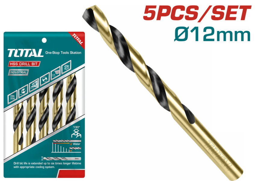 TOTAL - TAC101203 - Foret Métal - HSS Ø12mm