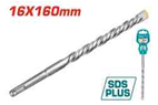 TOTAL - TAC311601 - Forets à béton sds plus - Ø16x160mm