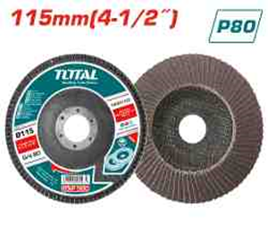 قرص صنفرة شرائحي (فلاب) - Ø115mm P80