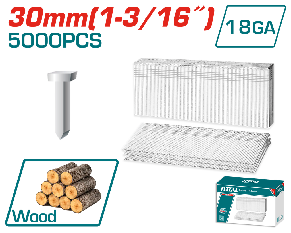 TOTAL - TAC918301 - Clou de type T - 30mm