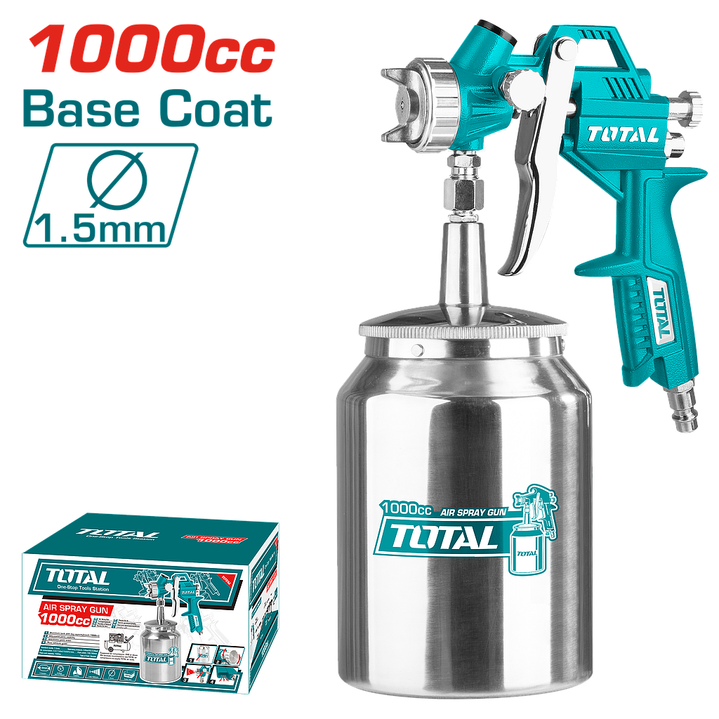 TOTAL - TAT11001 - Pistolet Peinture - Ø1.5mm 1000cc