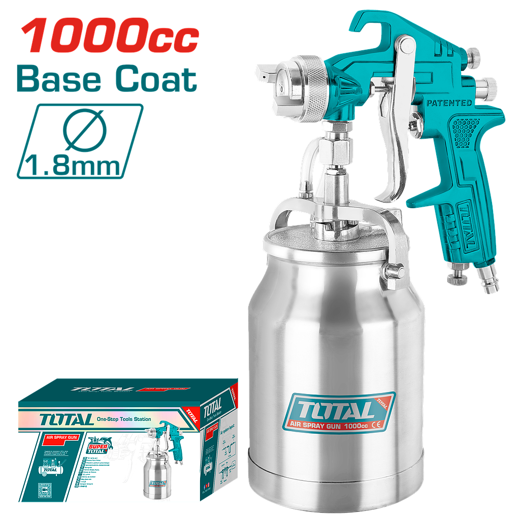 TOTAL - TAT11002 - Pistolet Peinture - Ø1.8mm 1000cc