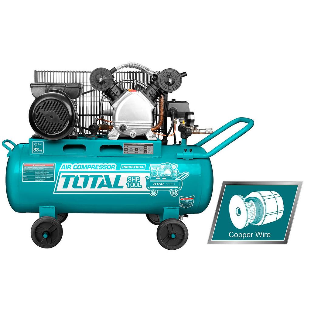 TOTAL - TC2301006 - Compresseur à air - 100L 2.2kW 3HP