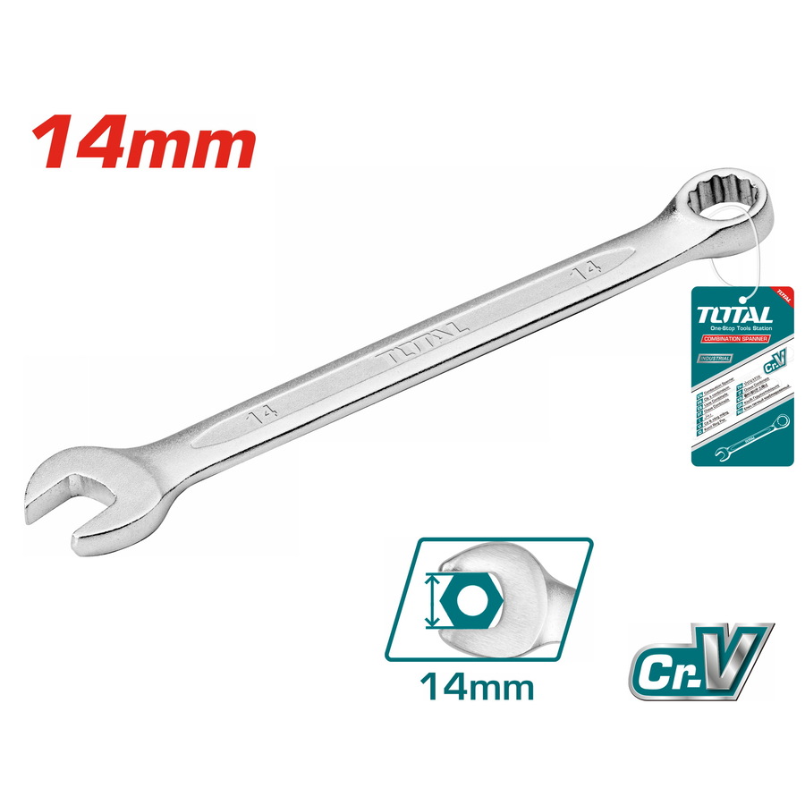 TOTAL - TCSPA141 - Clé plate Ø14mm