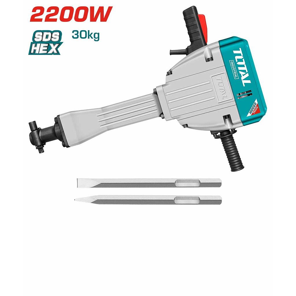 TOTAL - TH220502 - Marteau piqueur 2200W