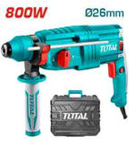 TOTAL - TH308268 - Marteau perforateur 800W - sds plus Ø26mm