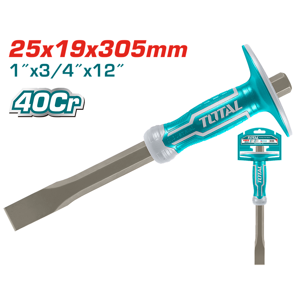 TOTAL - THT4411219 - Burin plat 25x19x305mm