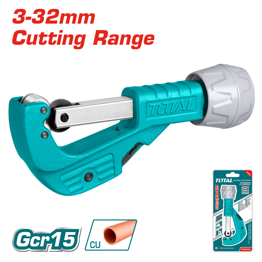 TOTAL - THT53321 - Coupe tube cuivre/alu 3-32mm