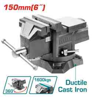 TOTAL - THT6166 - Etau de serrage force 1600kgs 6"