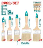 TOTAL - THT8414091 - Jeu de 9pcs Pinceau à base d'huile