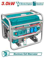 TOTAL - TP130005 - Groupe électrogène essence Puissance Max 3.0 kW - Puissance continue 2.8 kW