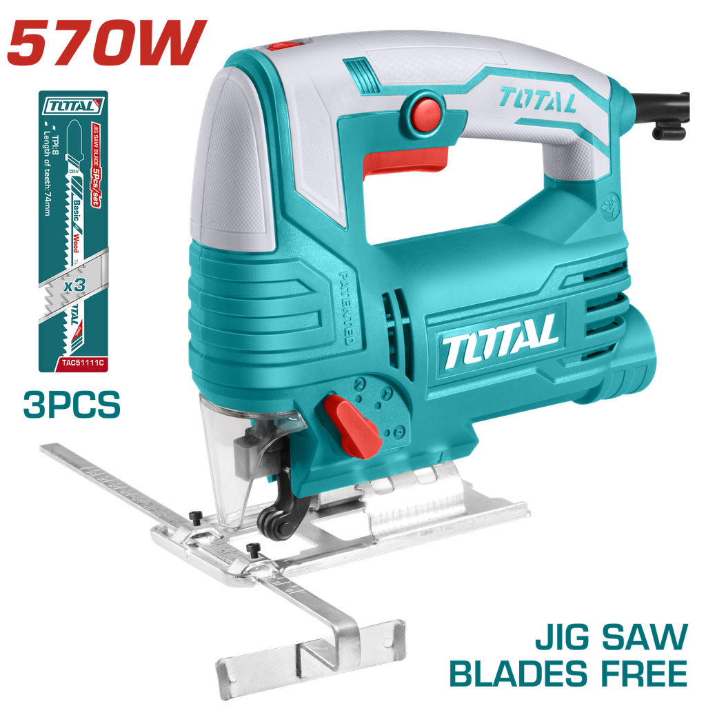 TOTAL - TS206656 - Scie sauteuse 570W - 65mm