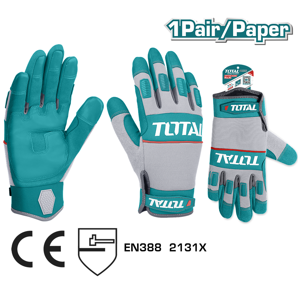 TOTAL - TSP1806-XL - Gants de mécanicien