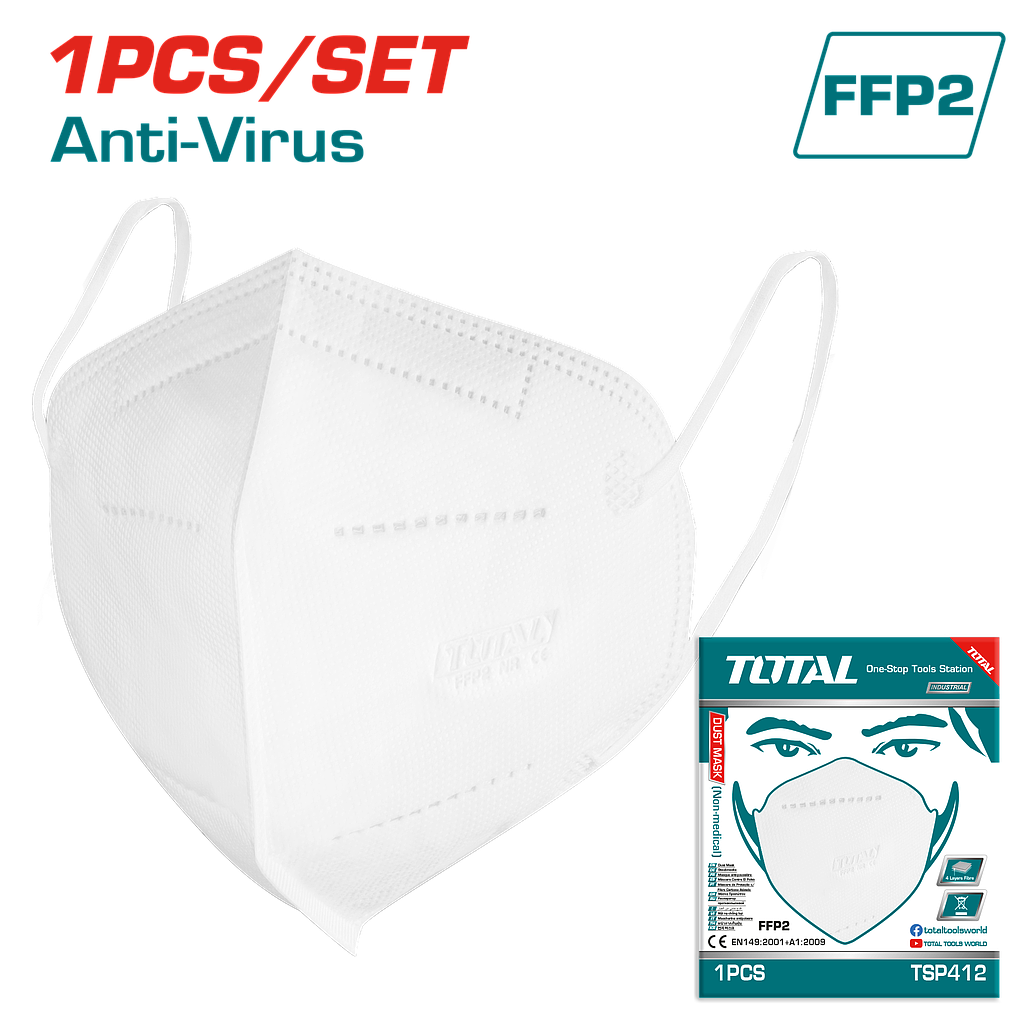 TOTAL - TSP412 - Masque anti-poussière
