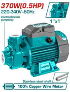 TOTAL - TWP13706 - Surpresseur périphérique - 370w, 35L/min, 35m