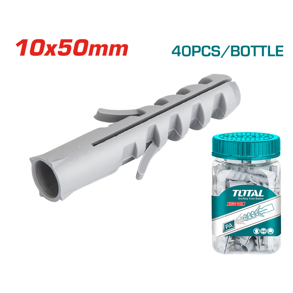 TOTAL - WJSP1005011 - Boite de cheville 10x50mm