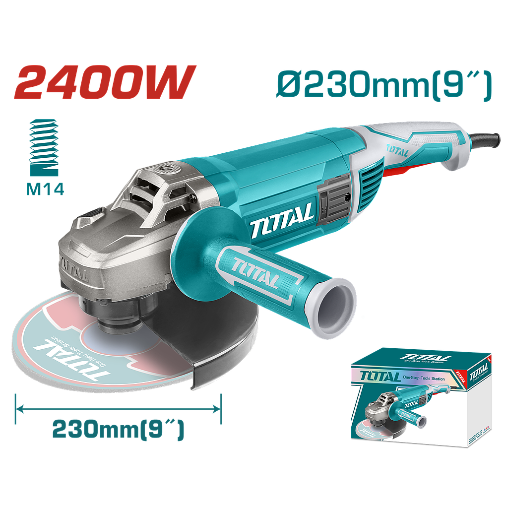 TOTAL - TG1252306 - Meuleuse d'angle 2400W - Ø230mm