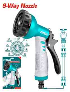 TOTAL - THWS010901 - Pistolet d'arrosage multijet