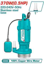 TOTAL - TWP63706 - Pompe Submersible - 370W, 100L/min, 17m