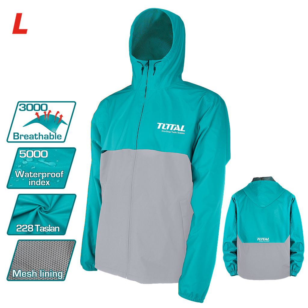 TOTAL - TJCTC2282.L - Vestes Imperméables - Taille L