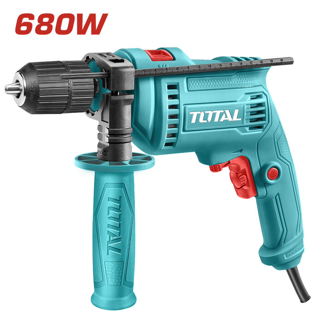 TOTAL - TG1061356-2 - Perceuse à percussion 680W - Ø13mm
