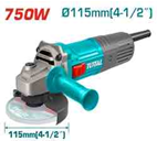 TOTAL - TG10711556 - Meuleuse d'angle 750W - Ø115mm