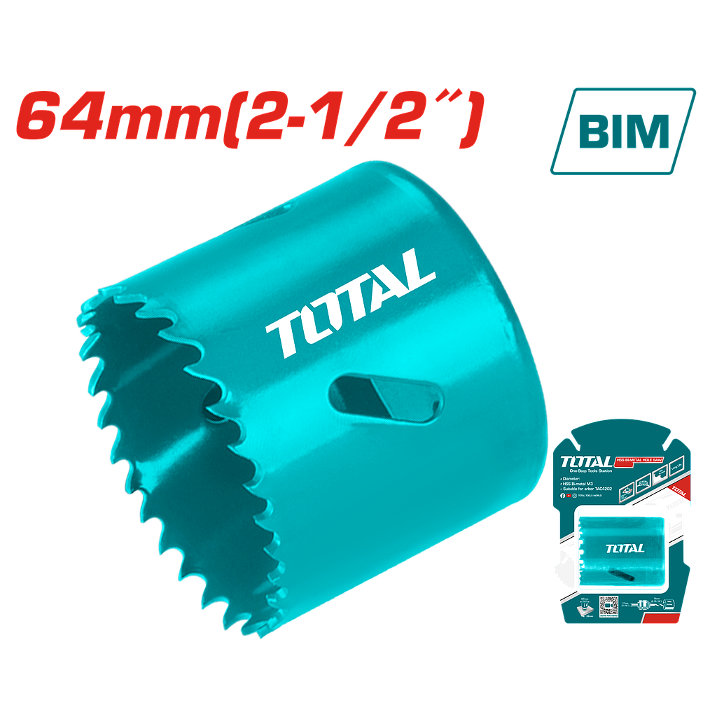 TOTAL - TAC410641 - Scie á cloche Bimétallique - Ø64mm
