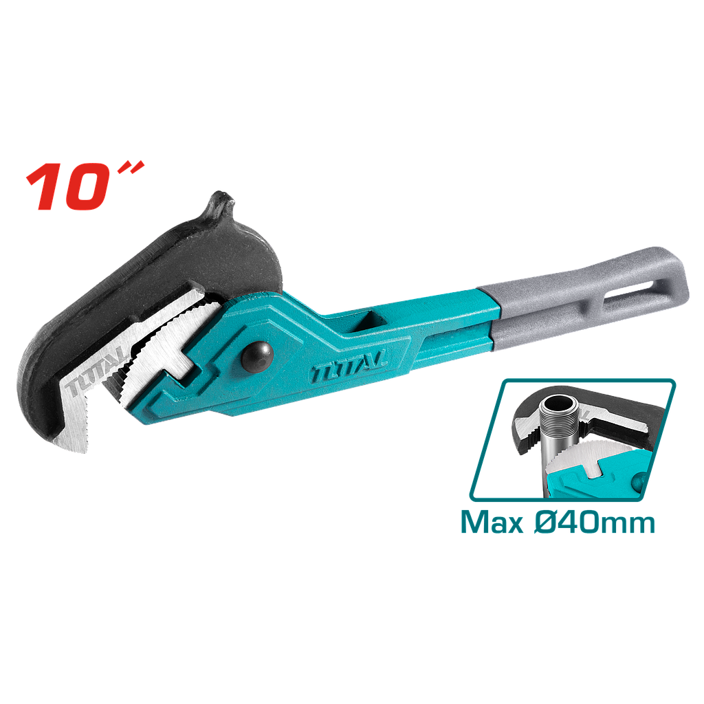 TOTAL - THT171102 - Clé à griffe à cliquet 10'' Max Ø40mm