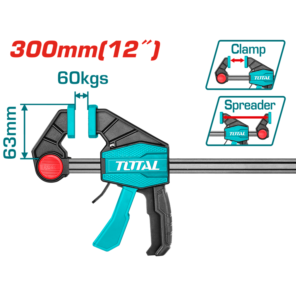 TOTAL - THT1340602 - Serre-joint 63x300mm