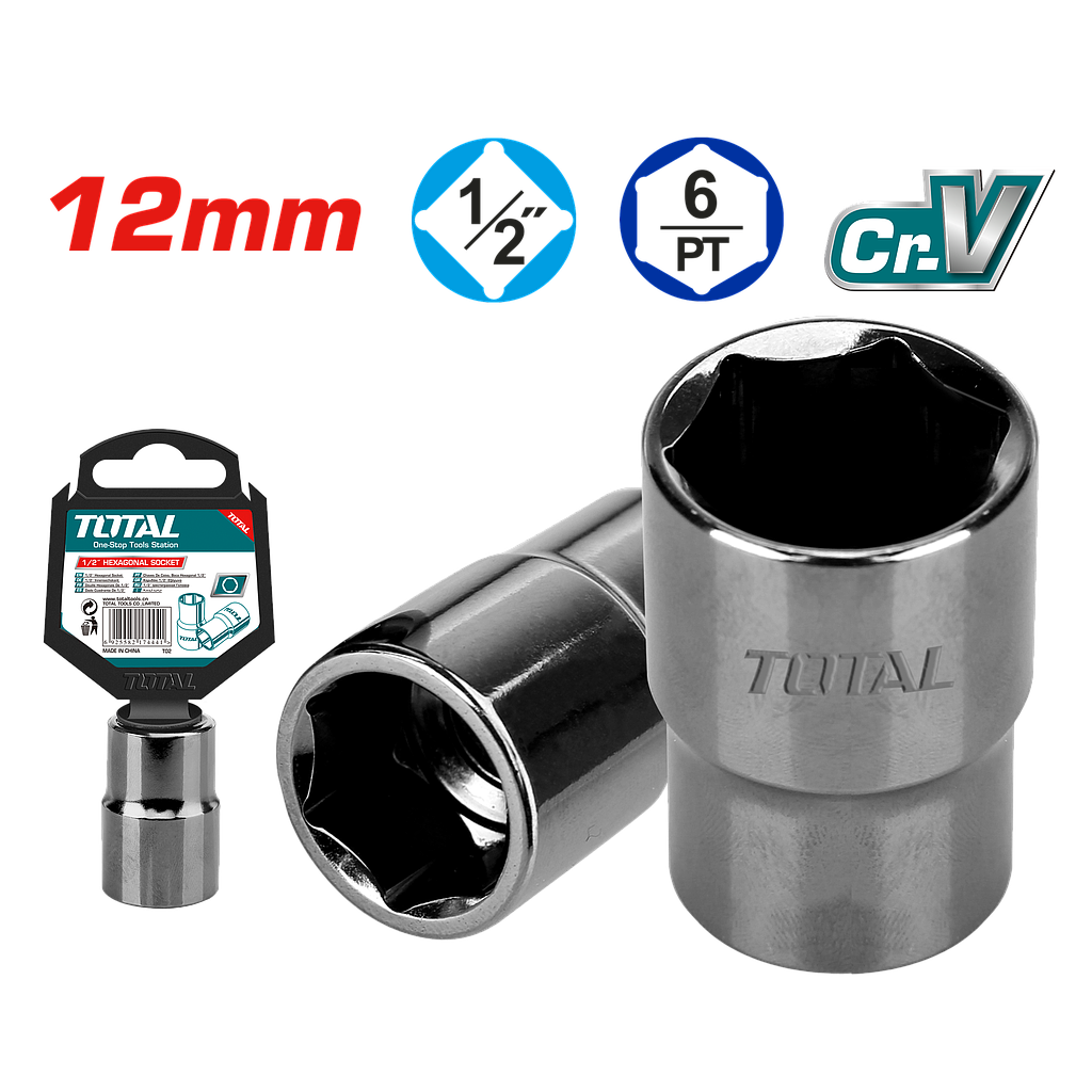 TOTAL - THTST12121 - Douille 1/2'' - Ø12mm