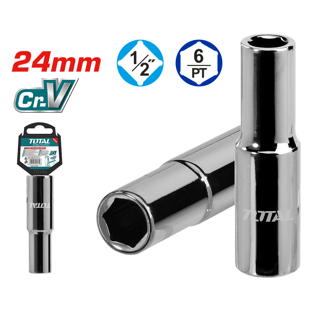 بوكس عميق 1/2'' - Ø24mm