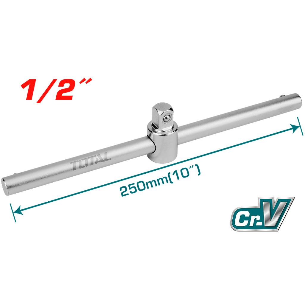 TOTAL - THTSTB12106 - Barre en T coulissante 1/2'' - 25cm