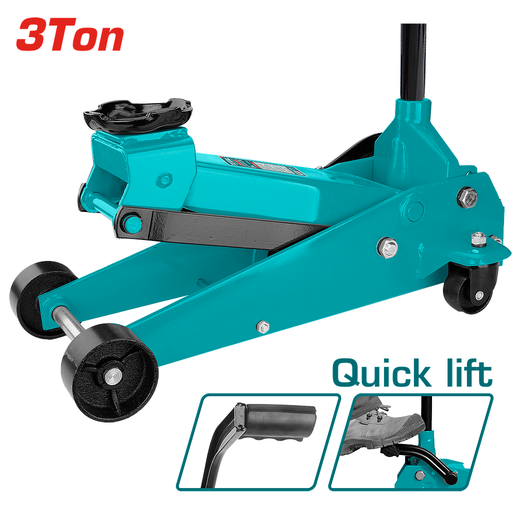 TOTAL - THT10833 - Cric hydraulique rouleur 3T