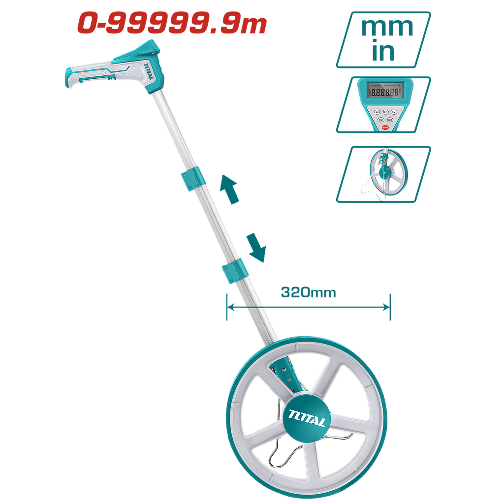 TOTAL - TMT19923 - Roue de mesure numérique