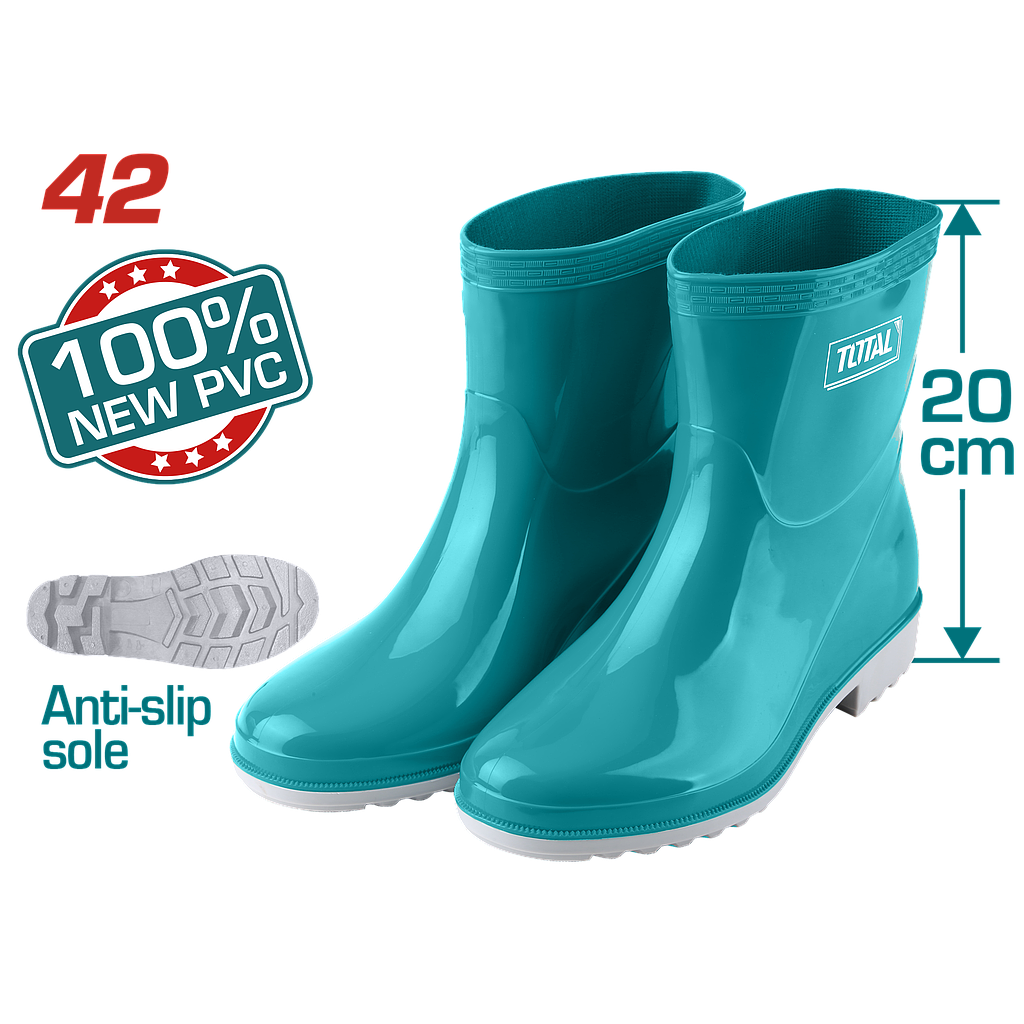 TOTAL - TSP303L.42 - Bottes de pluie 20cm - Taille 42