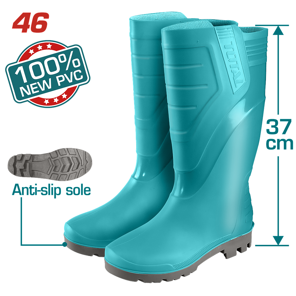 TOTAL - TSP302L.46 - Bottes de pluie  37cm - Taille 46