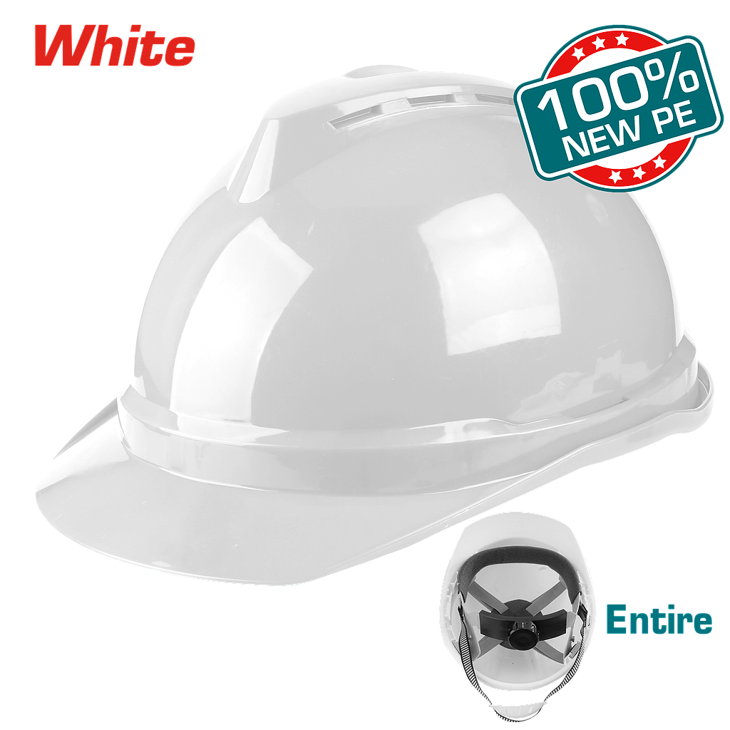 TOTAL - TSP2602 - Casque de sécurité Blanc 380g