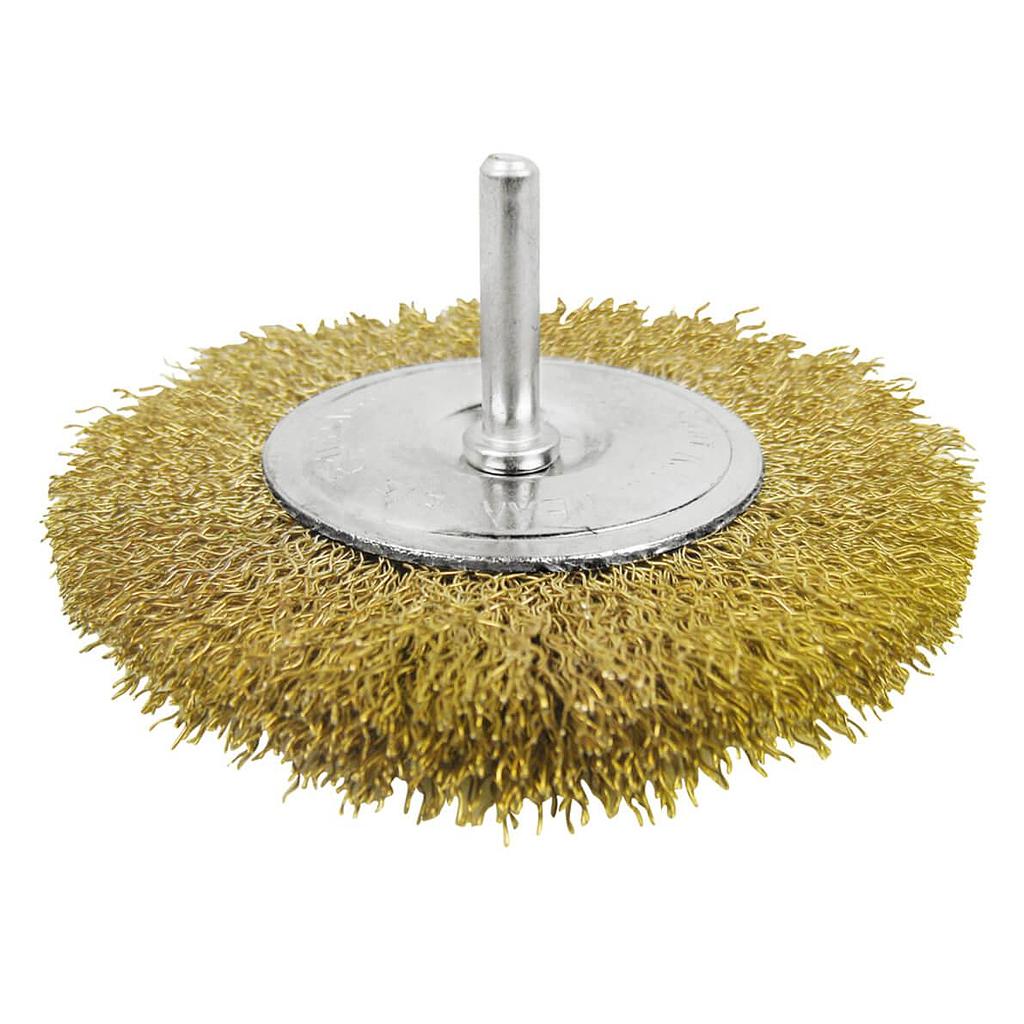 TOTAL - TAC34021 - Brosse métallique pour perceuse - 50x0.35mm