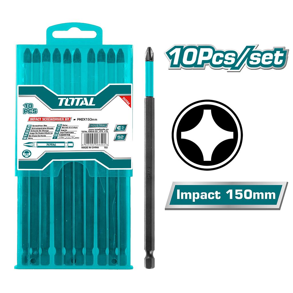 TOTAL - TACIM16PH263 - Embout visseuse á choc - PH2 150mm