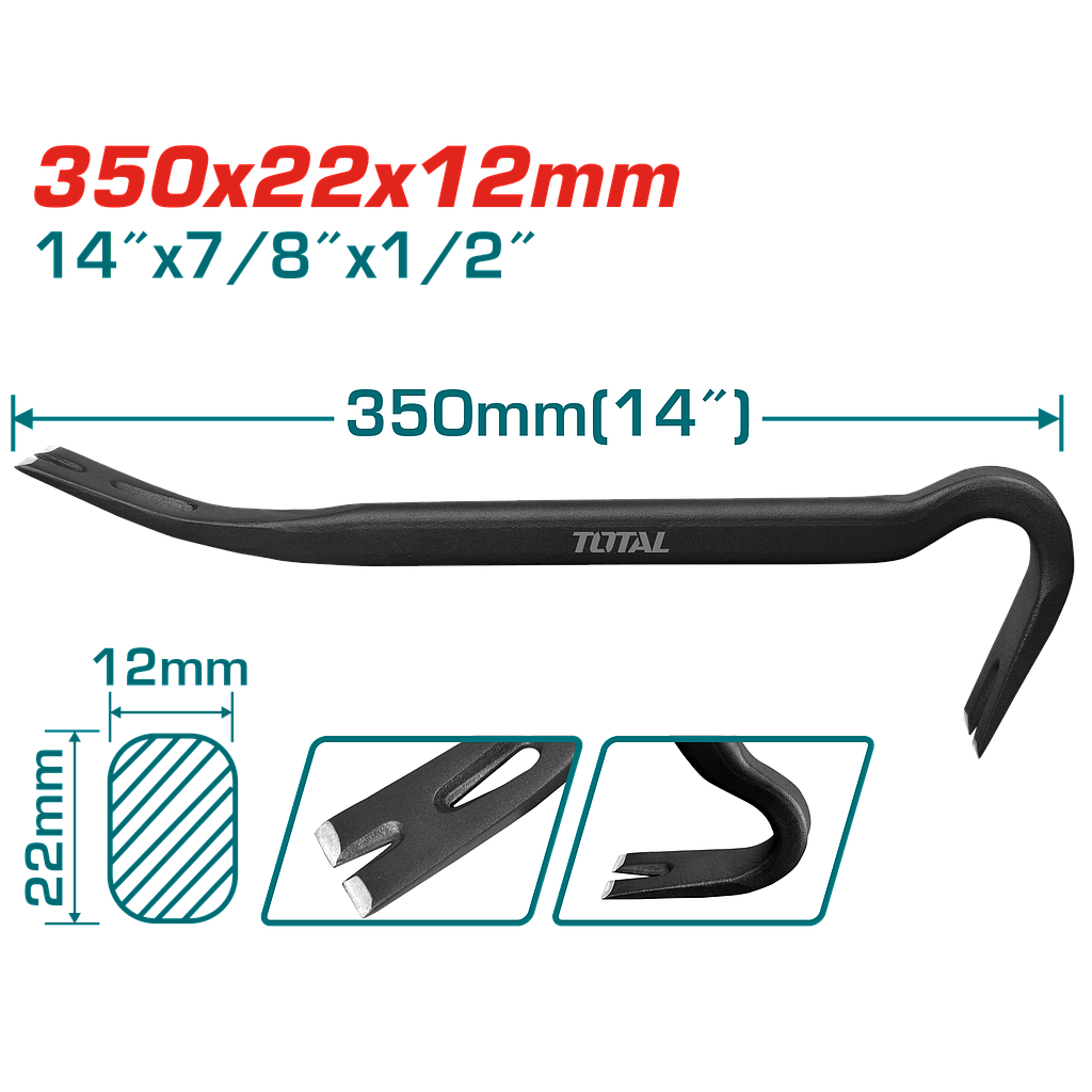 TOTAL - THT431142 - Arrache clou 14"