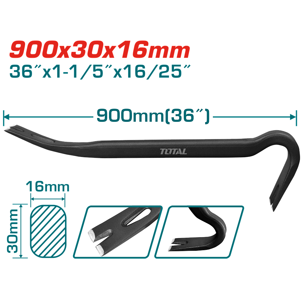 TOTAL - THT431362 - Arrache clou 36"