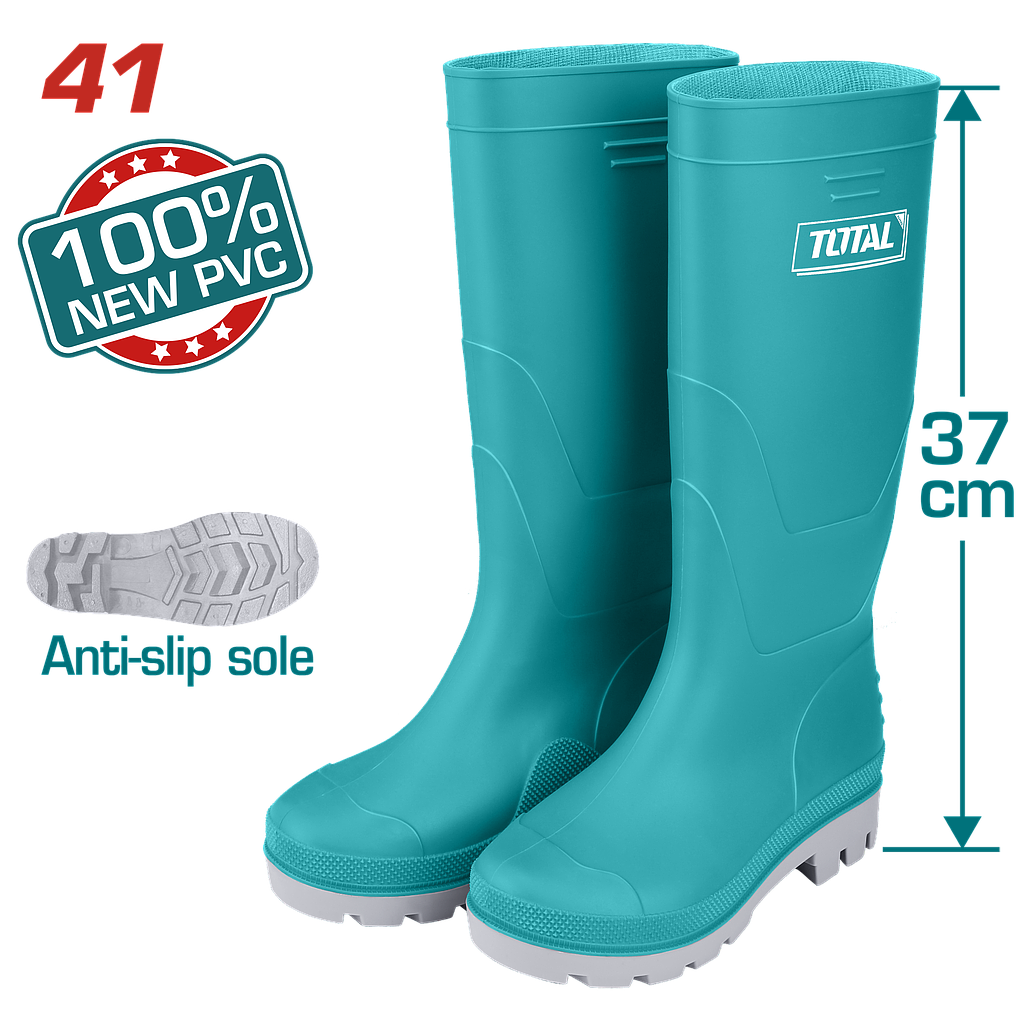 TOTAL - TSP302L.41 - Bottes de pluie  37cm - Taille 41