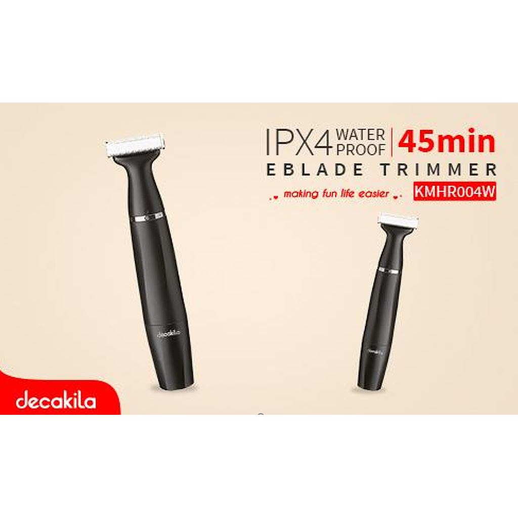 DECAKILA - KMHR004W -  Rasoir à lame électrique waterproof - 45mn