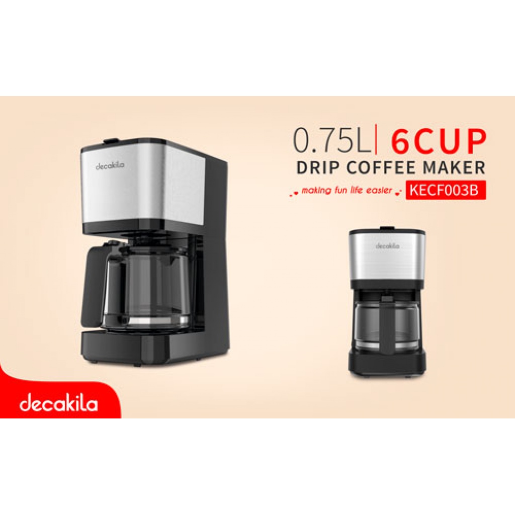 DECAKILA - KECF003B - CAFETIERE FILTRE 0.75L 600W
