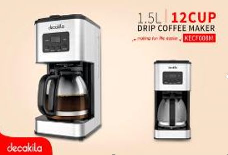 DECAKILA - KECF008M - Cafetières Filtres 1.5L 900W