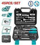 TOTAL - THT141451 - Mallette à outils mécanique 45 pcs