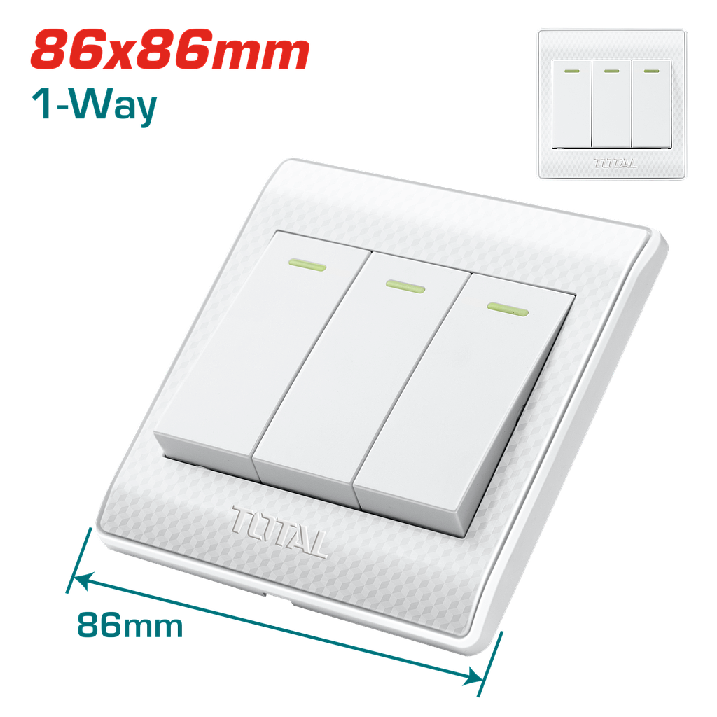 مفتاح إنارة 3 فتحة