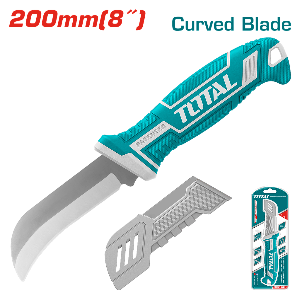 TOTAL - THT51882 - Couteau à dénuder les câbles
