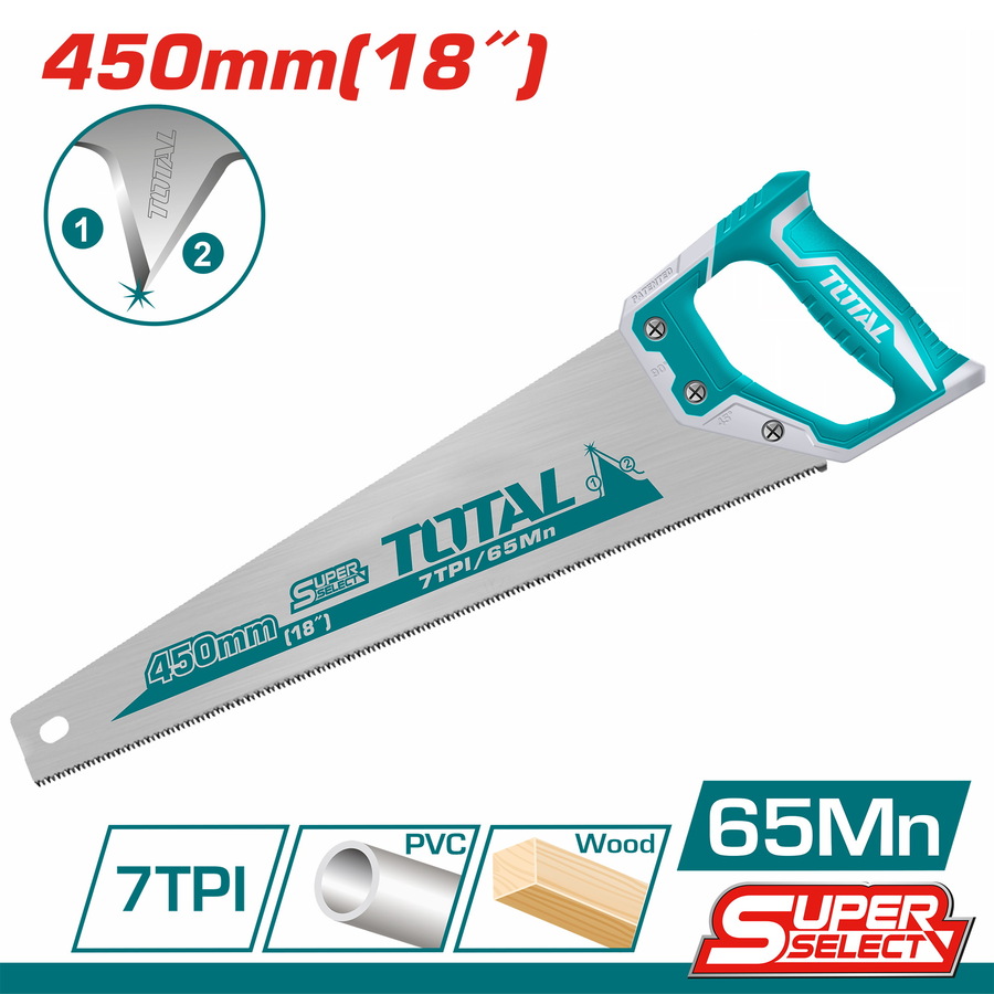 TOTAL - THT55450 - Scie à bois 450mm